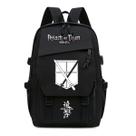 Mochila Attacks Ons Titans Kids School Nylon 29x18x42cm