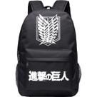 Mochila Attacks Ons Titans Kids School Oxford 30x18x45cm