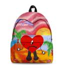 Mochila Bads Bunny Cartoon Kids School Oxford 30x17x40cm Mochila Bads Bunny Cartoon Kids School Oxford 30x17x40cm