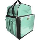 Mochila Bag Motoboy Isobag Delivery 45 litros Impermeavel Reforçada Verde Clara