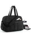 Mochila BAGSMART para viagens de fim de semana com bolsa de higiene preta