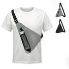 Mochila bandolera OSOCE trekking con RFID para hombres gris