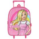 Mochila Barbie C/ Rodinhas Rosa-Pink Maxlog