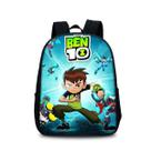 Mochila Bens 10 Kids School Nylon impressa em 3D 27x12x35cm Mochila Bens 10 Kids School Nylon impressa em 3D 27x12x35cm