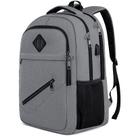 Mochila BIKROD para homens e mulheres, porta USB para laptop escolar de 15,6"