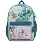 Mochila Bioworld Disney Stitch & Angel de 41 cm com capa para laptop