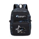 Mochila Black Rocks Shooters Cartoon Kids School 30x18x44cm