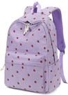 Mochila Bluboon para meninas da escola, bolsa de livros de veludo cotelê de 13 polegadas