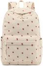 Mochila Bluboon School para meninas adolescentes e bolsas de livros Strawberry