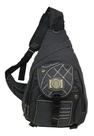 Mochila Bolsa Alça Transversal em Lona Resistente Masculino Feminino