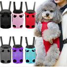 Mochila Bolsa Canguru Transporte De Pet Cachorro Gatos Preto Rosa