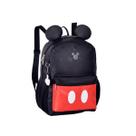 Mochila Bolsa De Costas C/ Orelhas Mickey Mouse Juvenil Confortável Compacta Ideal Pra Uso Diário Disney Licenciado Clio