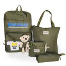 Mochila Bolsa Escolar Antifurto Ursinho Kawaii Impermeável