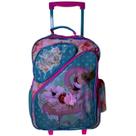 Mochila bolsa escolar de rodinha flamingo