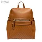 Mochila Bolsa Feminina Casual Dia a Dia e Passeio com Divisões e Bolsos Externos Leve e Espaçosa 2172 Cor:Cafe