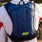 Mochila Bolsa Hidratação Asw Tank Lite 2L Marinho Preto Amarelo