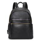 Mochila, bolsa Kattee, couro genuíno para mulheres, preta Mochila, bolsa Kattee, couro genuíno para mulheres, preta