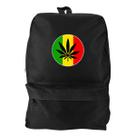 Mochila Bolsa Masculina Basica Escolar Pega a Visão Estampado Reggae Folha Mochila Bolsa Masculina Basica Escolar Pega a Visão Estampado Reggae Folha