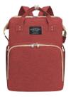Mochila Bolsa Maternidade Térmica Impermeável Vira Berço