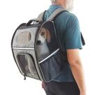 Mochila Bolsa Transporte Pet Faixa Refletiva Bem Ventilada