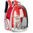 Mochila bolsa Transporte Pet Gatos Visão Panorâmica Astronauta Acrílico