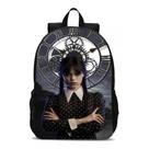 Mochila Bolsa Wandinha Addams Relógio Novidade