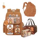 Mochila Bonita de Carpincho, Mochila de Día, Bolsa de Viaje con Diseño de Dibujos Animados, Caqui Mochila Bonita de Carpincho, Mochila de Día, Bolsa de Viaje con Diseño de Dibujos Animados, Caqui