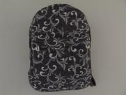 Mochila Bruna Preta Estampada
