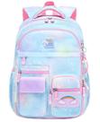 Mochila BYXEPA Princess Rainbows para meninas School 41x17x29cm