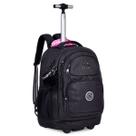 Mochila c/ Rodinhas e Costas Rebecca Bonbon Lurex PT RB24530