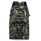 Mochila Camping 50L Camuflada Impermeável com 5 Bolsos Trilha Viagem Aventura Resistente