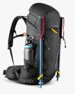 Mochila cargueira galapagos charger preta 50 l