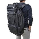 Mochila Cargueira Preta Viagem Camping Acampamento Trilha Reforçada 50L - Coutre Bolsas
