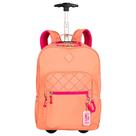 Mochila Carrinho 2 Compartimentos Sestini Lover Laranja - Pêssego