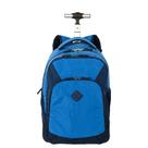 Mochila Carrinho 2 Compartimentos Sestini Rolling 2 Double - Azul