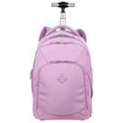 Mochila Carrinho 2 Compartimentos Sestini Rolling - Lilás Pérola Mochila Carrinho 2 Compartimentos Sestini Rolling - Lilás Pérola
