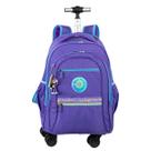 Mochila Carrinho 4 Rodas Duplas Paul Frank Fun - Lilás