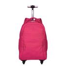 Mochila Carrinho 4 Rodas Sestini Rolling Crinkle Rosa - Pink