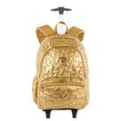 Mochila Carrinho Externo Capricho Estrelas - Dourado