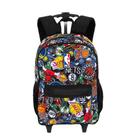 Mochila Carrinho Externo NBA Begins Logos - Preto