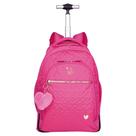 Mochila Carrinho Grande Capricho Crush Rosa