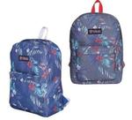 Mochila Casual Escolar Floral Urbana Dimmarini Em Poliester Mochila Casual Escolar Floral Urbana Dimmarini Em Poliester