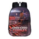 Mochila Choos-Choos Charles Cartoon Kids School Terylene