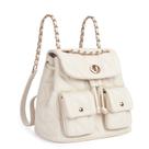 Mochila CLUCI Small Tabby Vegan Leather preta
