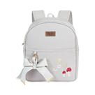 Mochila Cogumelo Bordado Com Chaveiro Decorativo - 01 Peça