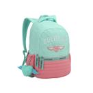 Mochila Color Up Chaveiro Pom Pom Juvenil Escolar Meninas