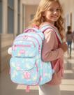 Mochila Colorida Infantil Meninas Bolsa Escolar Grande Espaço Lápis Caneta Notebook Garrafa Mochila Colorida Infantil Meninas Bolsa Escolar Grande Espaço Lápis Caneta Notebook Garrafa