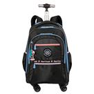 Mochila com Carrinho Sestini Paul Frank Fun Preto e Rosa