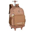 Mochila Com Carrinho Up4you Capivara Marrom Mc49652up Mochila Com Carrinho Up4you Capivara Marrom Mc49652up