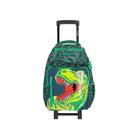Mochila com Carrinho Xtrem New Run 4xt Dino Verde Mochila com Carrinho Xtrem New Run 4xt Dino Verde